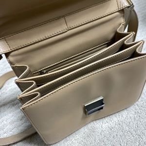 WORTH New York tan crossbody purse